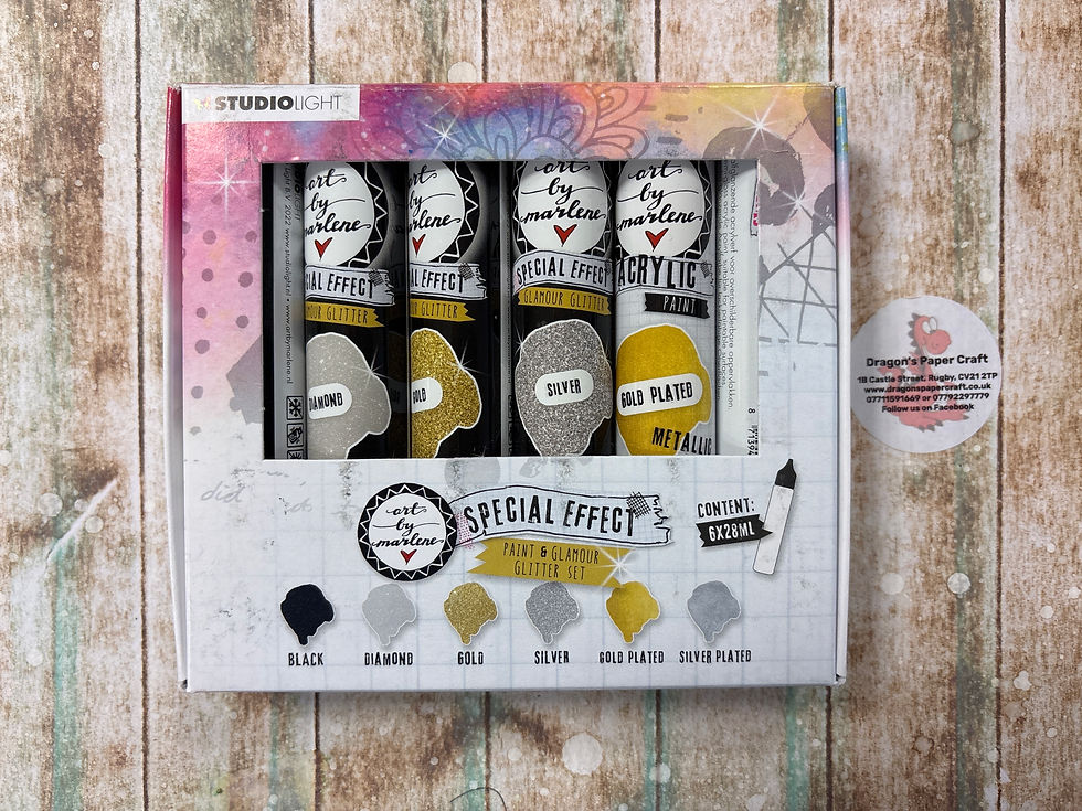 STUDIO LIGHT BY ART BY MARLENE - ACRYLIC PAINT SET - SPECIAL EFFECT - 6 x 28ml