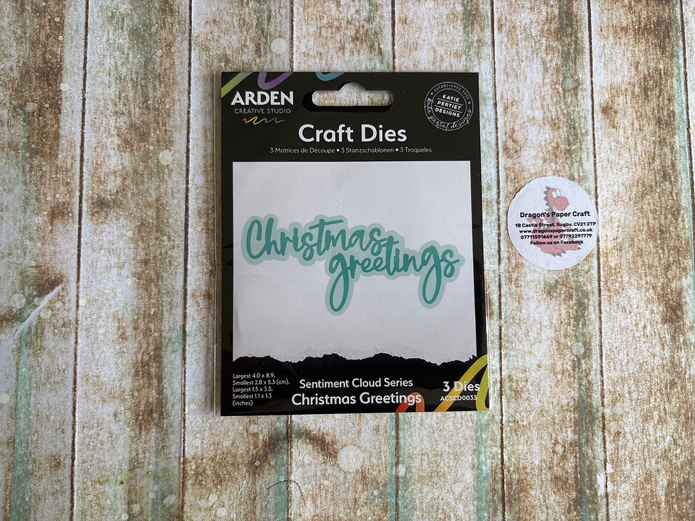 Thumbnail: ARDEN CREATIVE - CRAFT DIES  MAKER SERIES - CHRISTMAS CHEER - CHRISTMAS GREETING