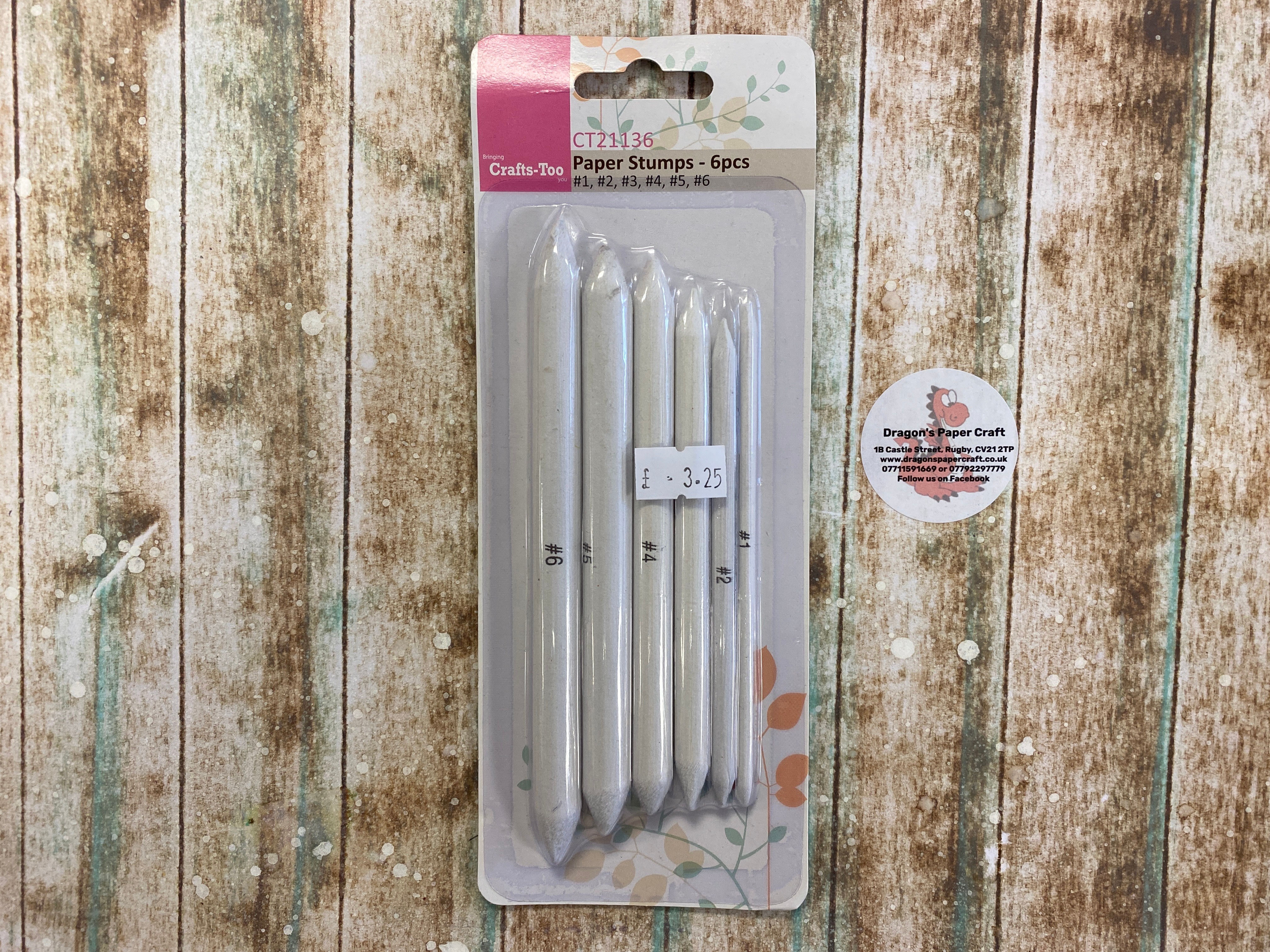 Crafts Too PAPER STUMPS - 6pcs
