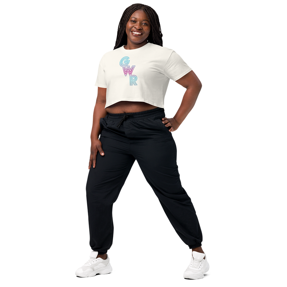 Thumbnail: Gumball Wizard Records Women’s crop top