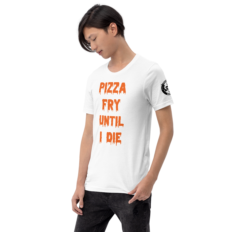 Thumbnail: Pizza Fry Until I Die Unisex t-shirt
