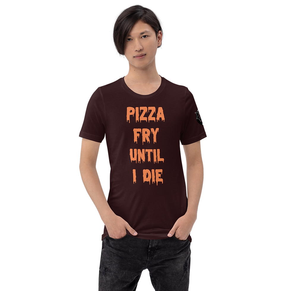 Thumbnail: Pizza Fry Until I Die Unisex t-shirt