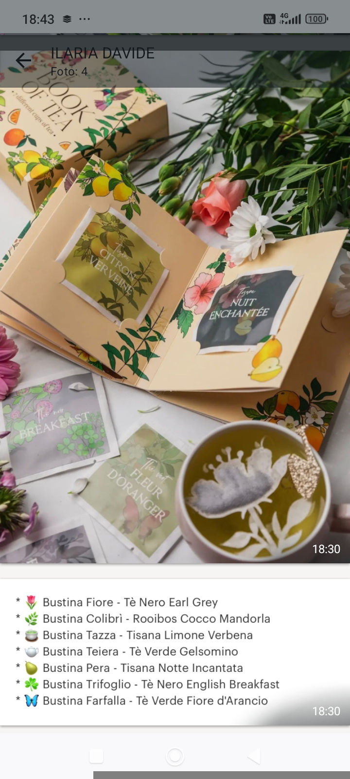 Miniatura: Confezione  di 7 tea Heritage
