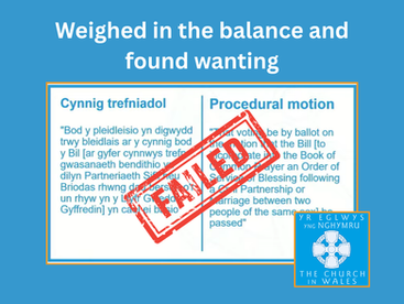Church in Wales - Weighed in the balance and found wanting