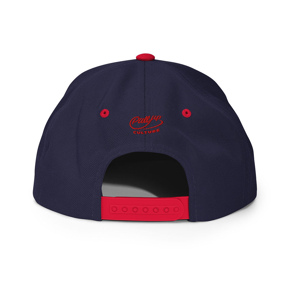 Thumbnail: 3D Puff Embroidery , PullUp Culture Snapback Hat, One Size