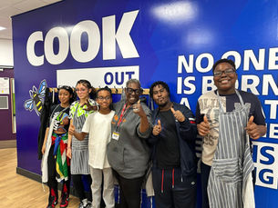 Celebrating Black History Month: Sharon's Day of Cooking and Culture with Manchester’s Youth