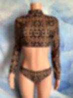 Thumbnail: Geometric Print Swimsuit