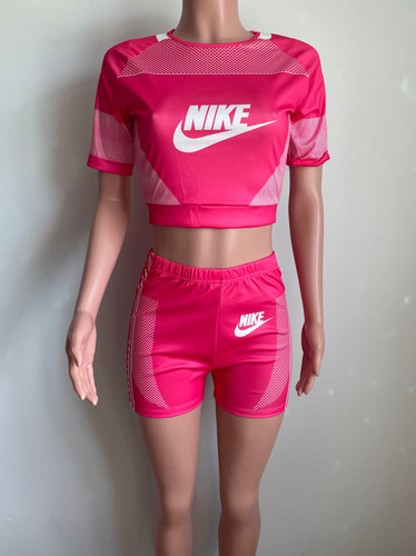nike shorts women set