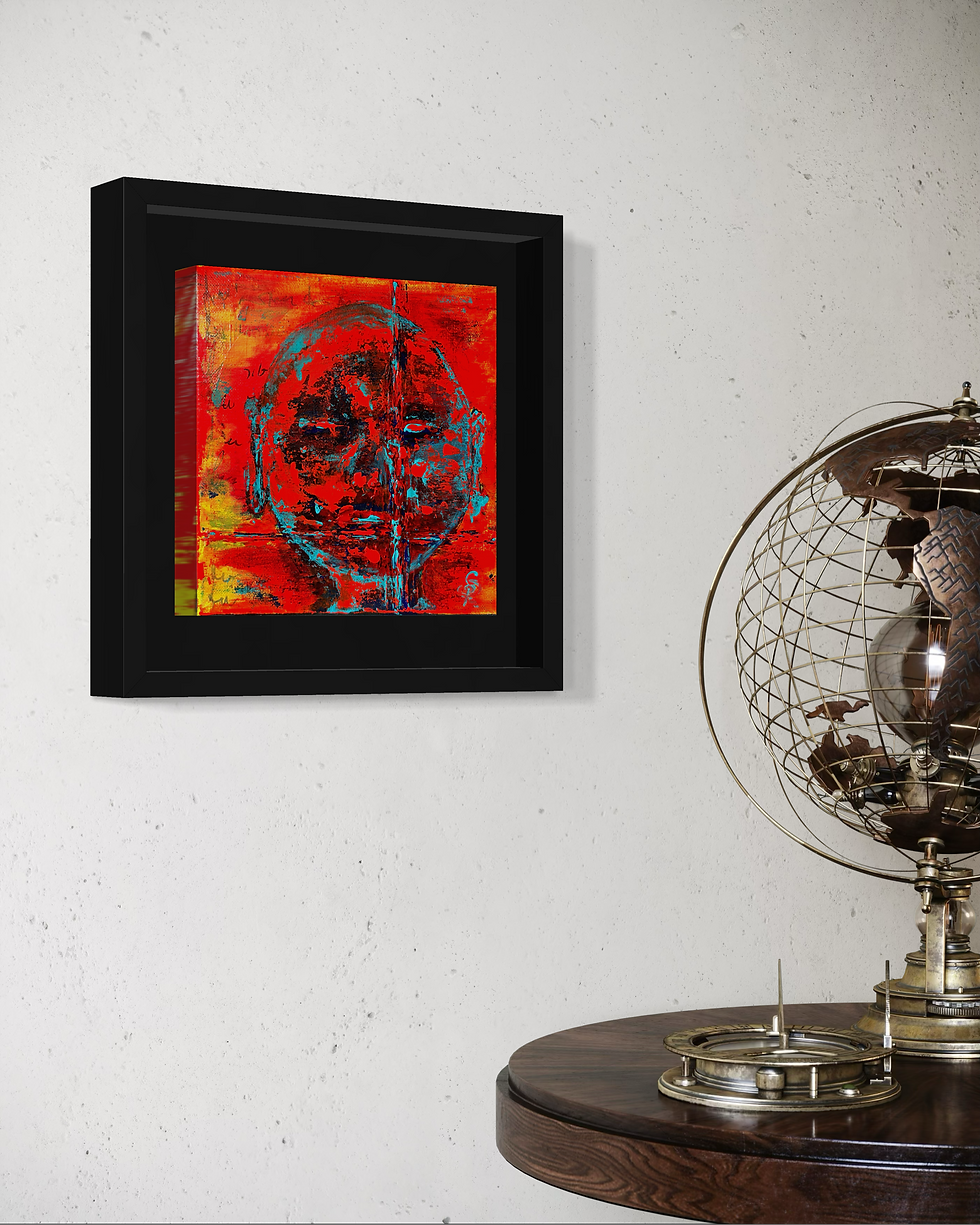 Miniature : Peinture « Fragile Abstraction » – SP – mise en situation 8 – Galerie SP Mandelieu