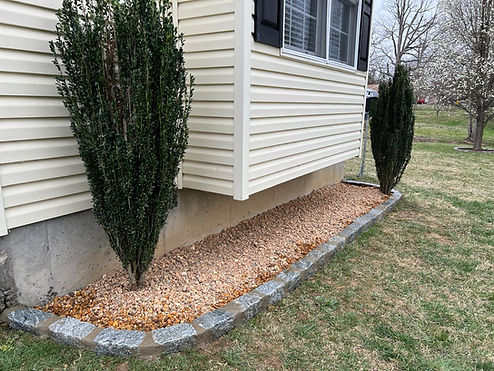 Installing Gravel Border, Gardens Designs Landscape