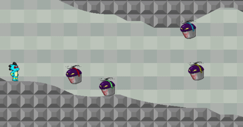 Platformer Project - Airborne Enemies, Color Coding and Movement Pattern Trial Run