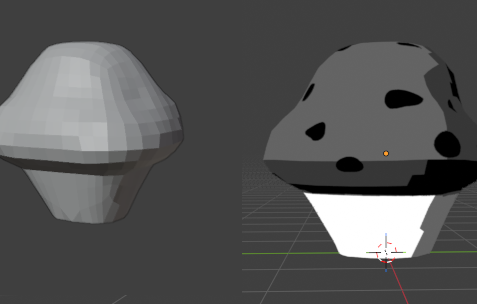 Platformer Progress - Test Run of Digitized Model into Sprite, Muffins