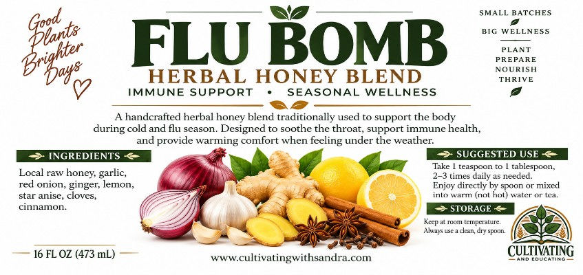 Flu Bomb (Pre Order for Market Pick Up)