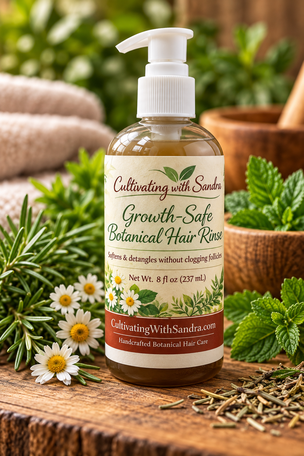 Growth Botanical Hair Rinse (Conditioner Replacement)
