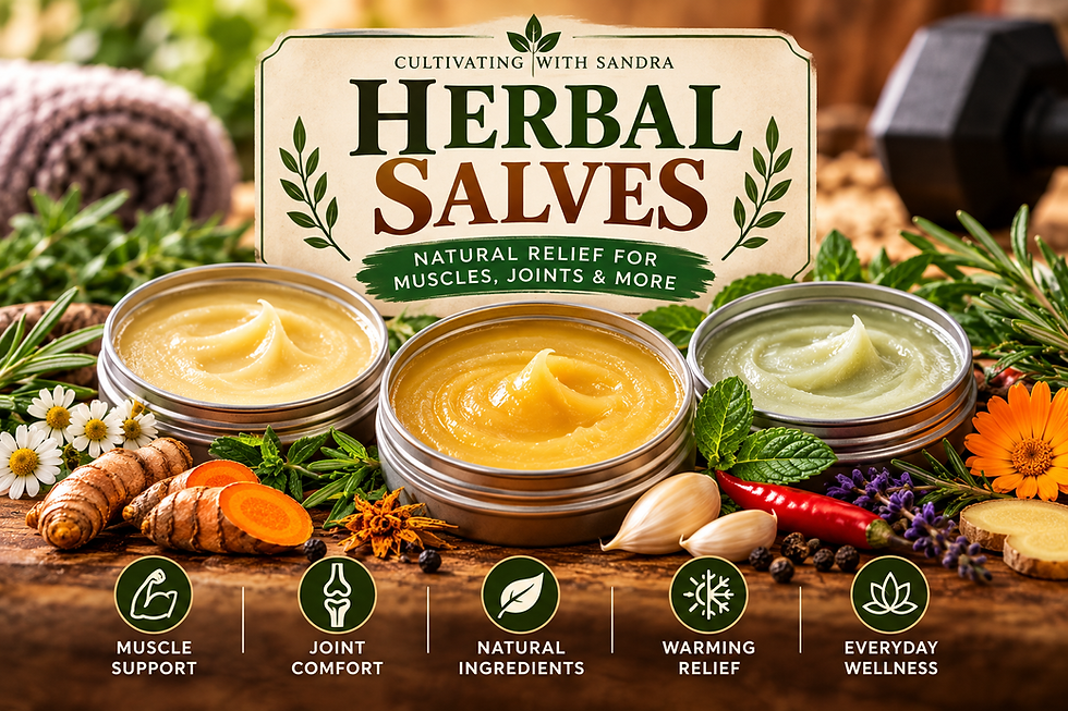 Herbal Salves Natural Wellness Banner