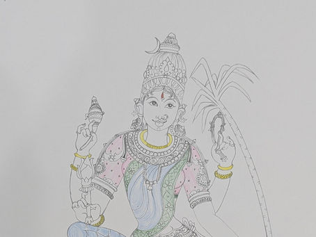 The Divine Beauty of Shilpashastra Drawing