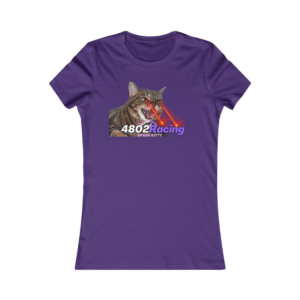 Thumbnail: Women's Favorite Tee, 4802 Space Kitty