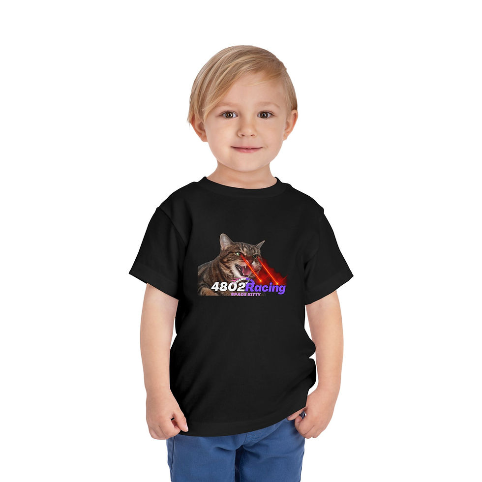Thumbnail: Toddler Short Sleeve Tee, 4802 Space Kitty