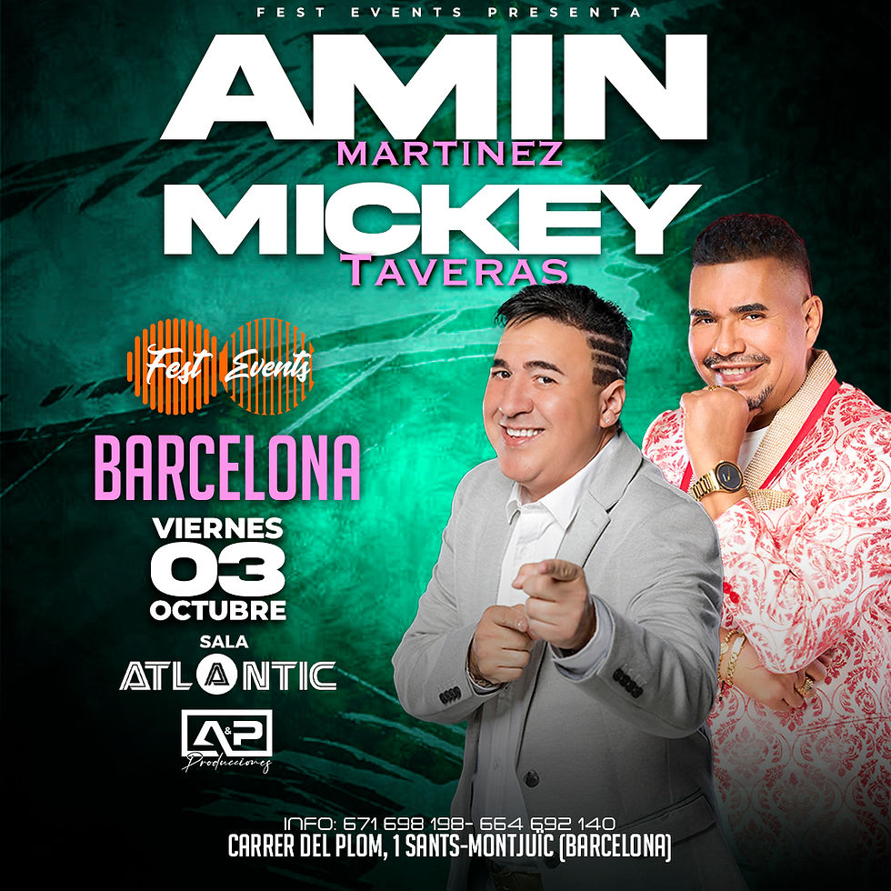 SALSENATO-AMIN MARTINEZ & MICKEY TAVERAS-BARCELONA