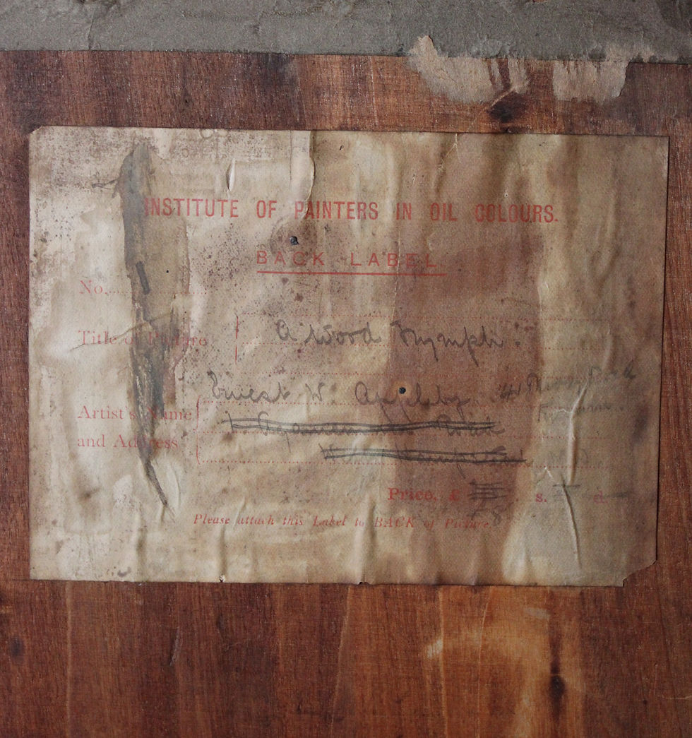 Thumbnail: 'A wood nymph' Ernest William Appleby 