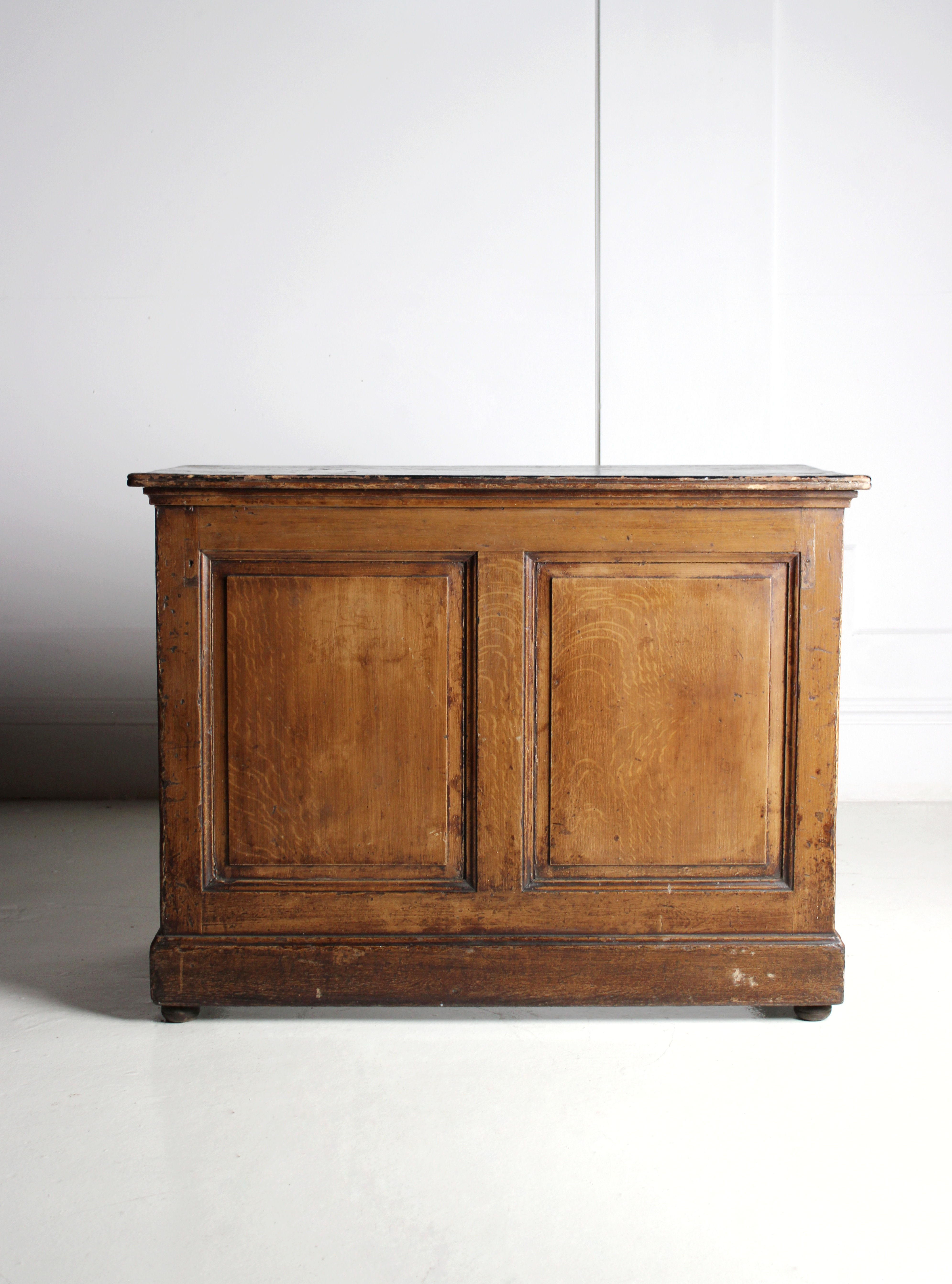 Painted pine shop counter c.1900