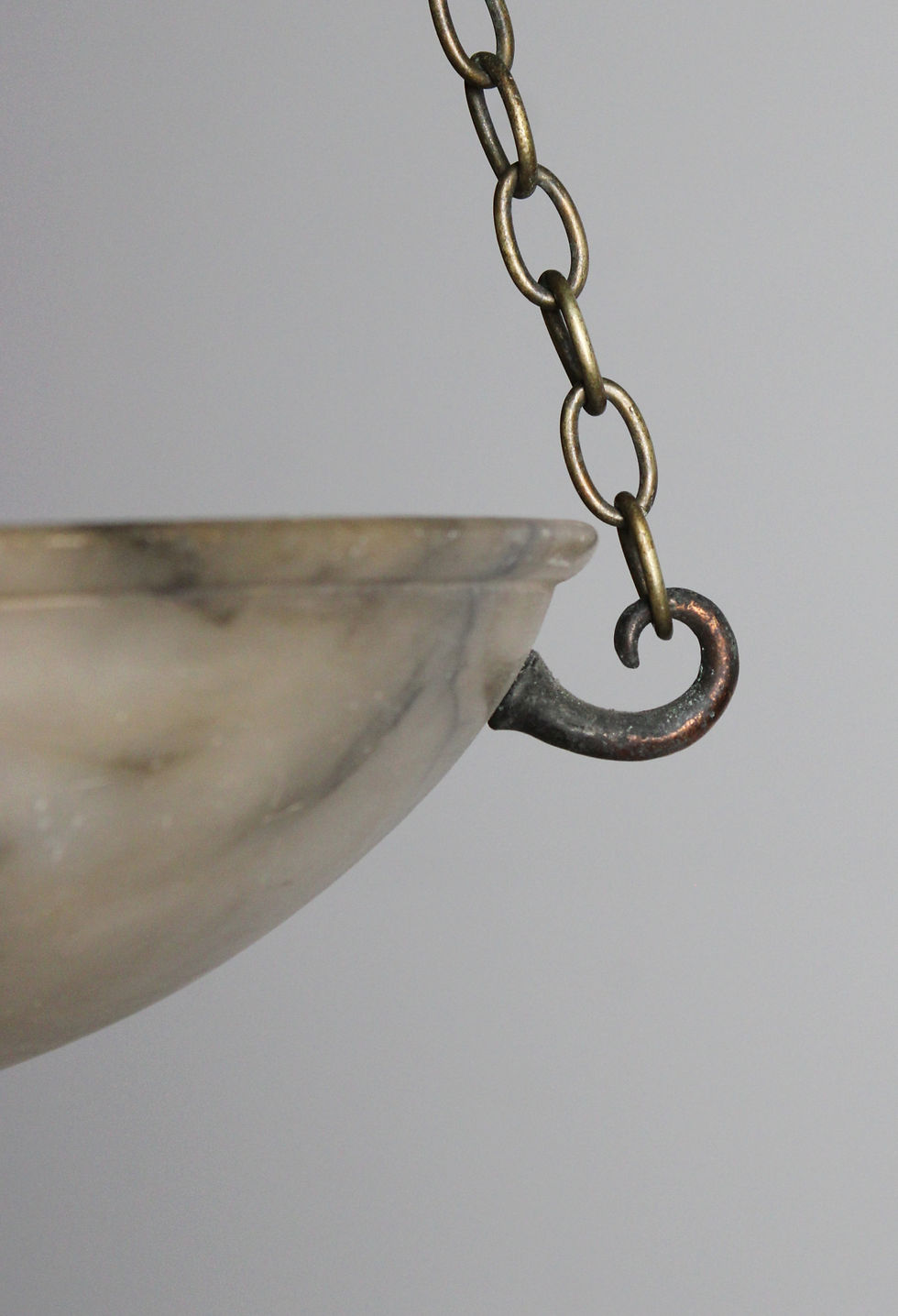 Thumbnail: Alabaster plafonnier (Grey)