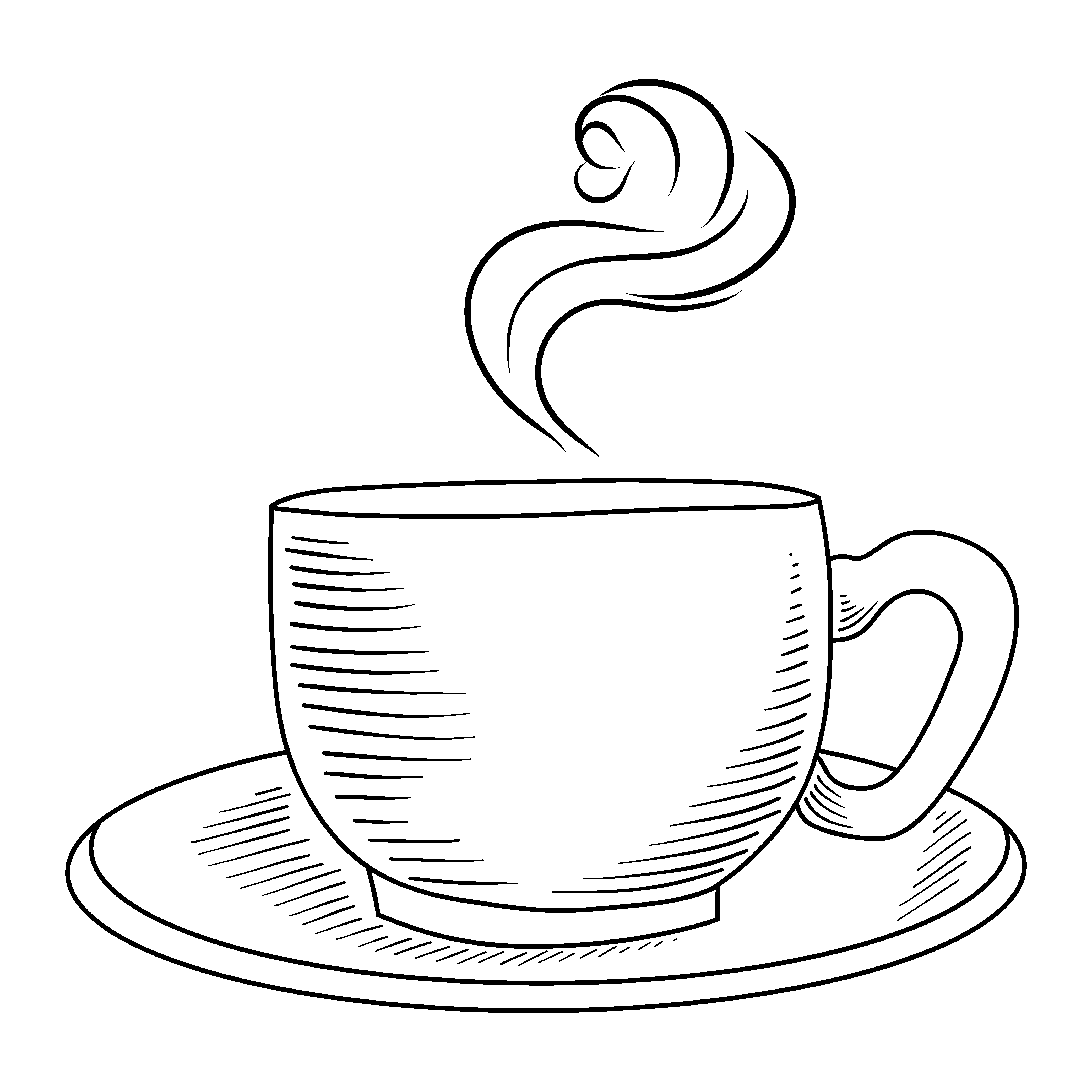 Custom Coffee Traders Illustration cup of coffee