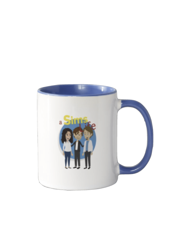 Thumbnail: Your Avatar on Blue Mug