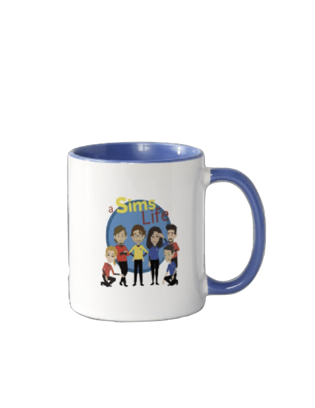 Thumbnail: Your Avatar on Blue Mug