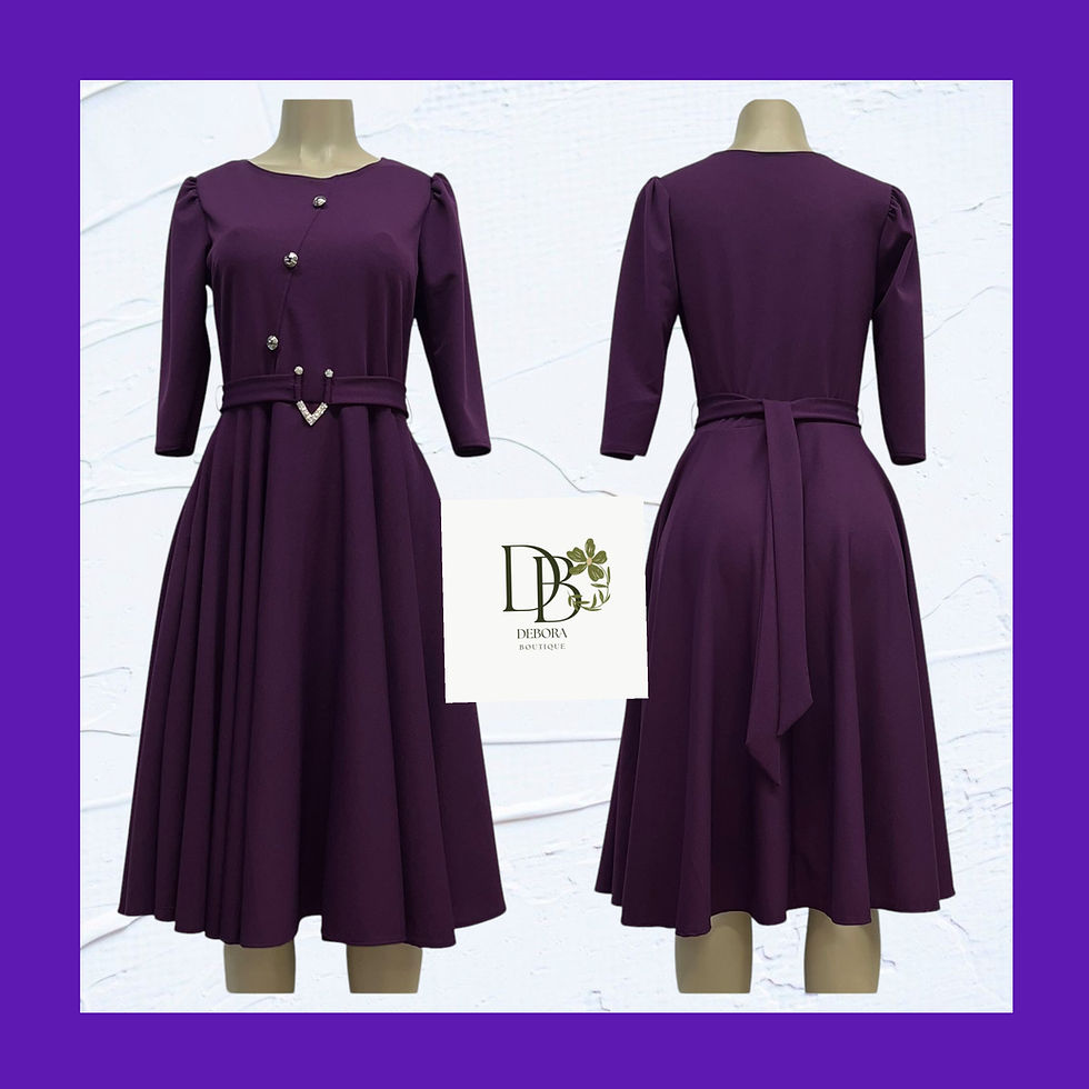 Thumbnail: Naomi sleeve midi cocktail dress 