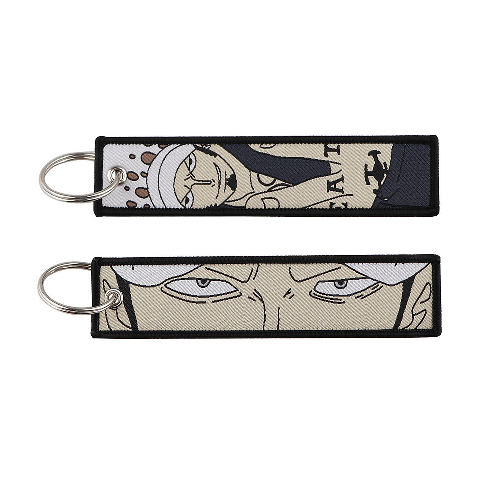 Thumbnail: Jet Tag - One Piece Double-sided Embroidery Keychains