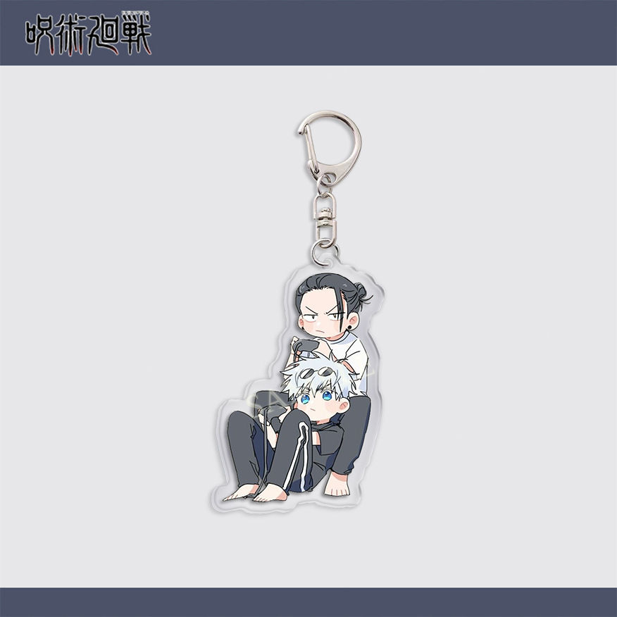 Thumbnail: Jujutsu Kaisen Gojo and Geto Keychains