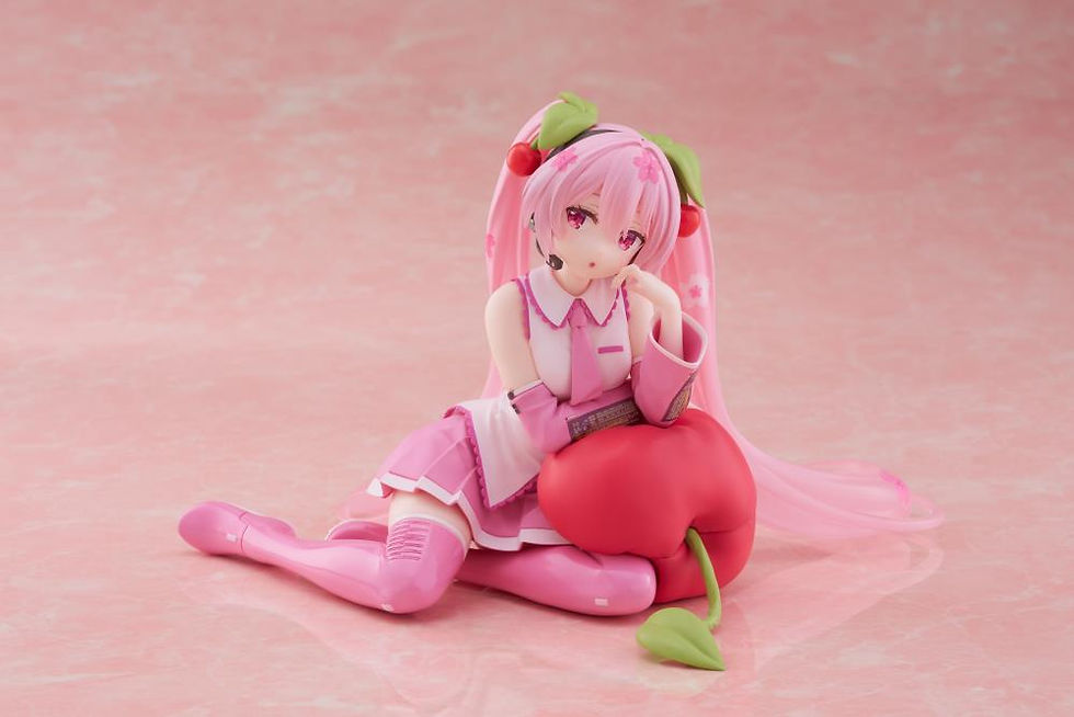 Thumbnail: Vocaloid Desktop Cute Sakura Miku (Cherry Cushion Ver.) Figure