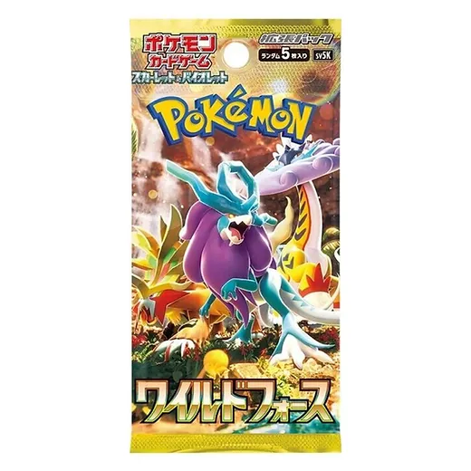 Pokemon Scarlet & Violet SV5K - Wild Force Booster PACK - Japanese Pokemon TCG