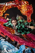 Demon Slayer Kiss Anime Tanjirō kamado, joined with inosuke hashibira, a boy raised by boars who wears a boar's head, and zenitsu agatsuma, a scared boy who reveals his true power when he sleeps, boards the infinity train on a new mission with the fire hashira, kyōjurō rengoku, to defeat a demon who has been. demon slayer kiss anime