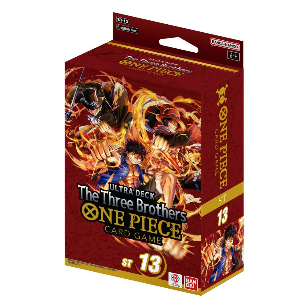 BANDAI One Piece - TCG - Card Game The Three Brothers Ultra Deck ST-13 English