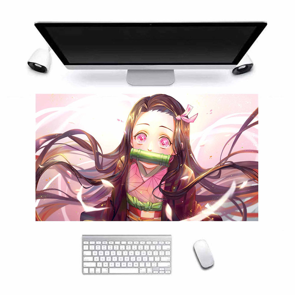 Thumbnail: Demon Slayer: Kimetsu no Yaiba Mouse Pad Keyboard Pad (B)