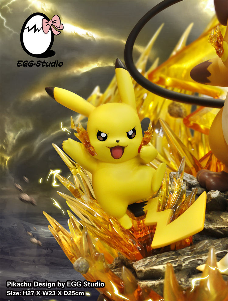 Thumbnail: Egg Studio  Evolution of Pikachu Resin Statue