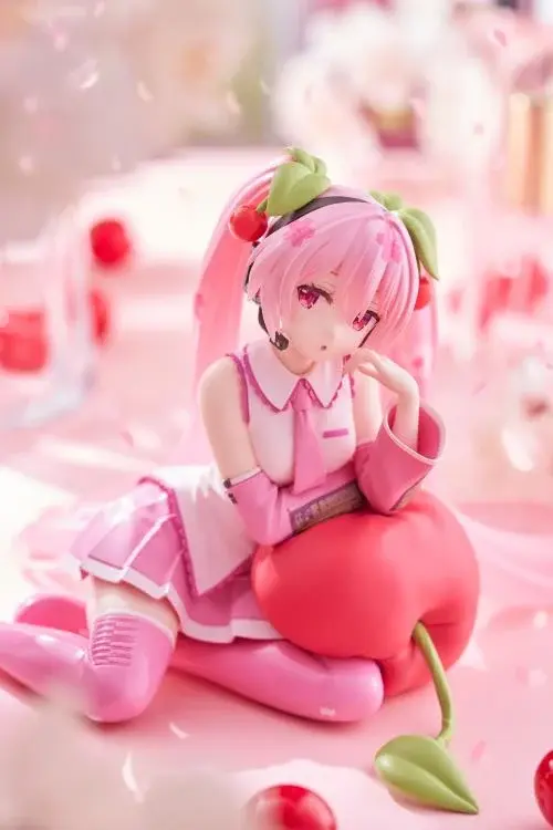 Thumbnail: Vocaloid Desktop Cute Sakura Miku (Cherry Cushion Ver.) Figure