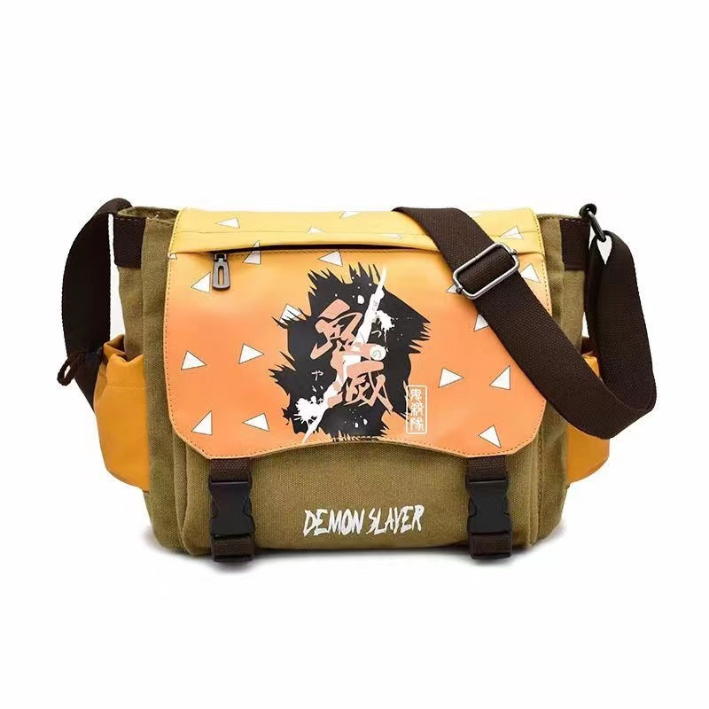 Thumbnail: Demon Slayer: Kimetsu no Yaiba Canvas Messenger Bag
