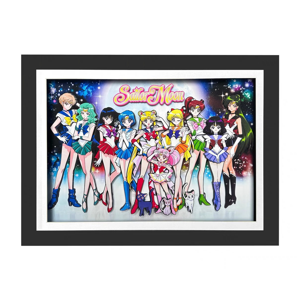 Sailor Moon Frame Handmade Multilayer 3D Paper Craft Art Decorative