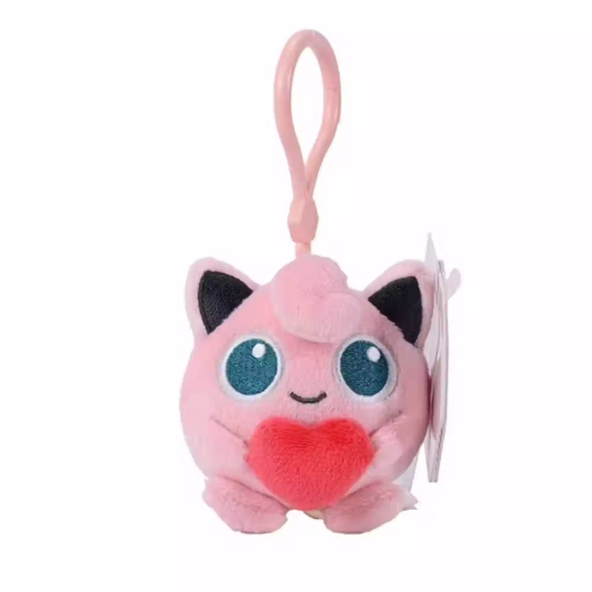 Official Pokemon Jigglypuff Heart Plush Keychain by Potdemiel