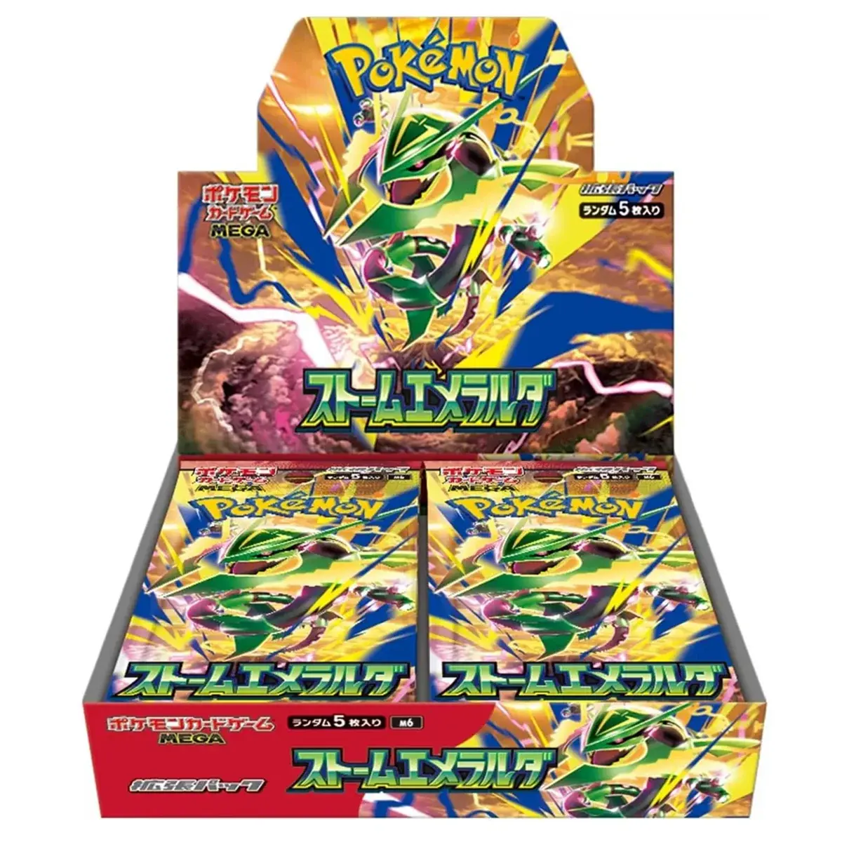Pokemon TCG MEGA Storm Emeralda M6 Booster Box - Japanese