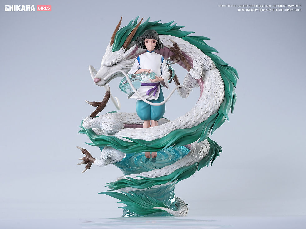 Thumbnail: CHIKARA Studio Spirited Away Chihiro and Haku Resin Statue
