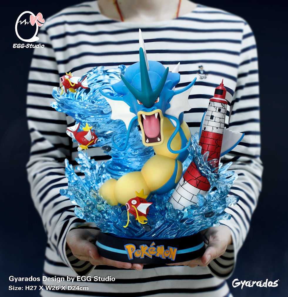 Thumbnail: Egg Studio  Evolution of  Gyarados Resin Statue
