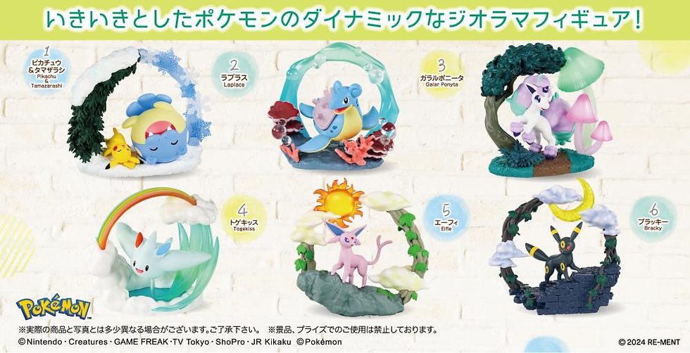 Thumbnail: Re-ment Pokemon Circular Diorama Collection Blind Box Figure