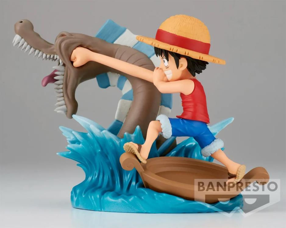 Thumbnail: One Piece World Collectable Figure Log Stories Luffy vs Local Sea Monster