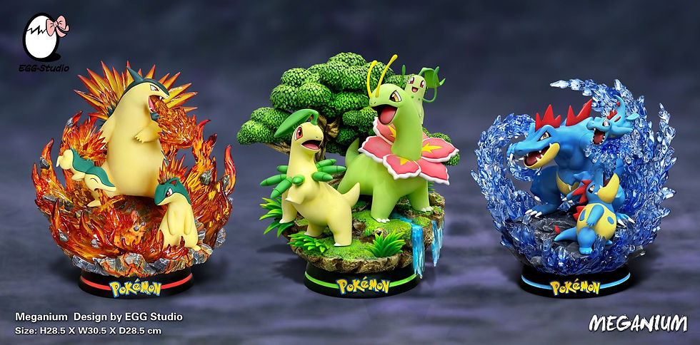 Thumbnail: EGG Studio Pokemon Meganium Evolution Resin Statue