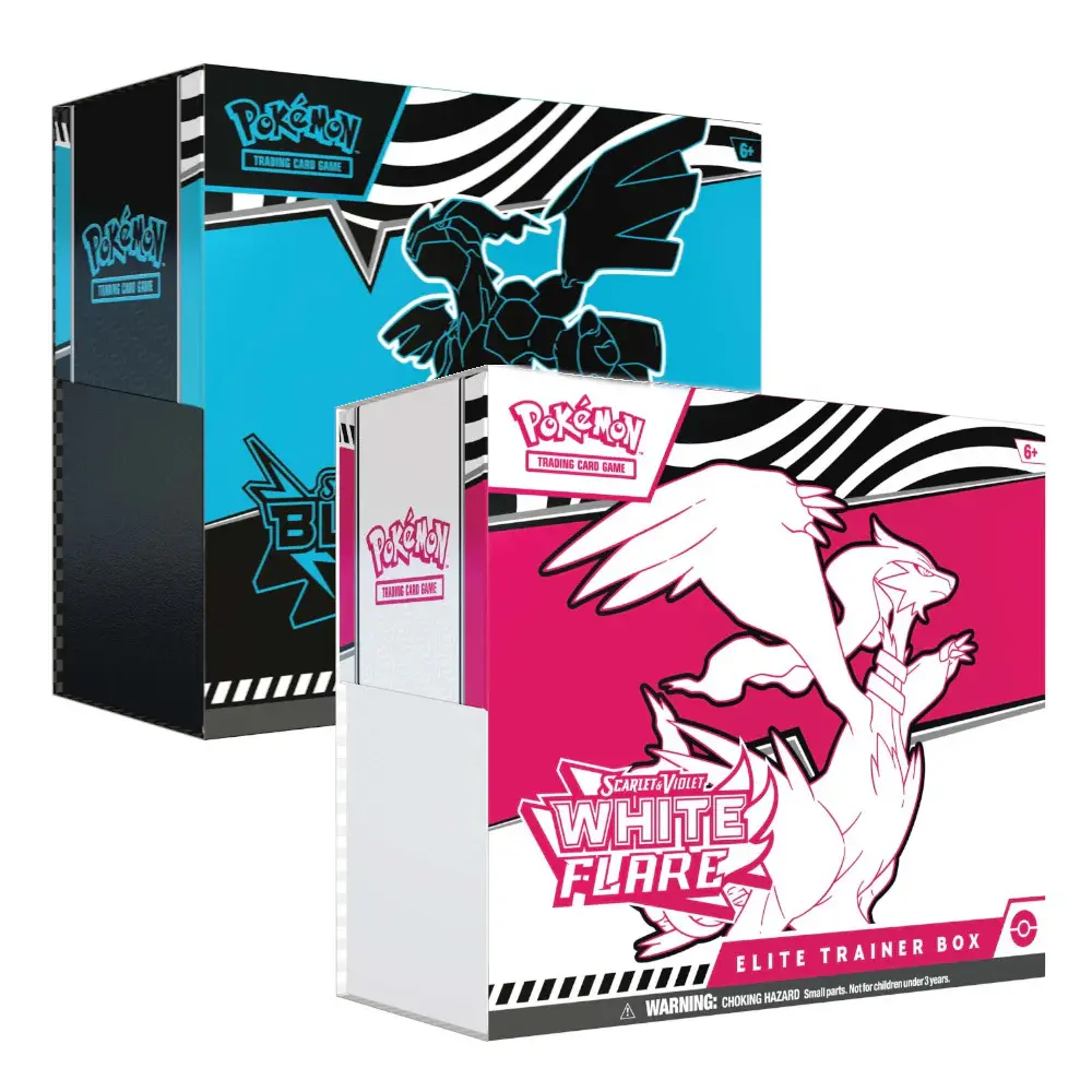 Pokémon TCG Scarlet & Violet 10.5 Black Bolt/White Flare Elite Elite Trainer Box