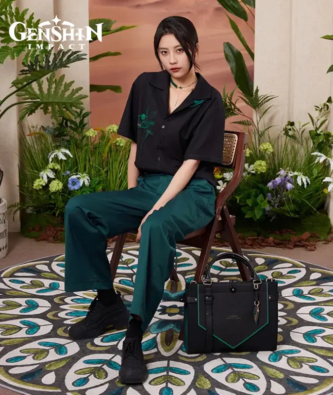 Thumbnail: Official Genshin Impact Alhaitham Impression Tote Bag Of Forest and Sand